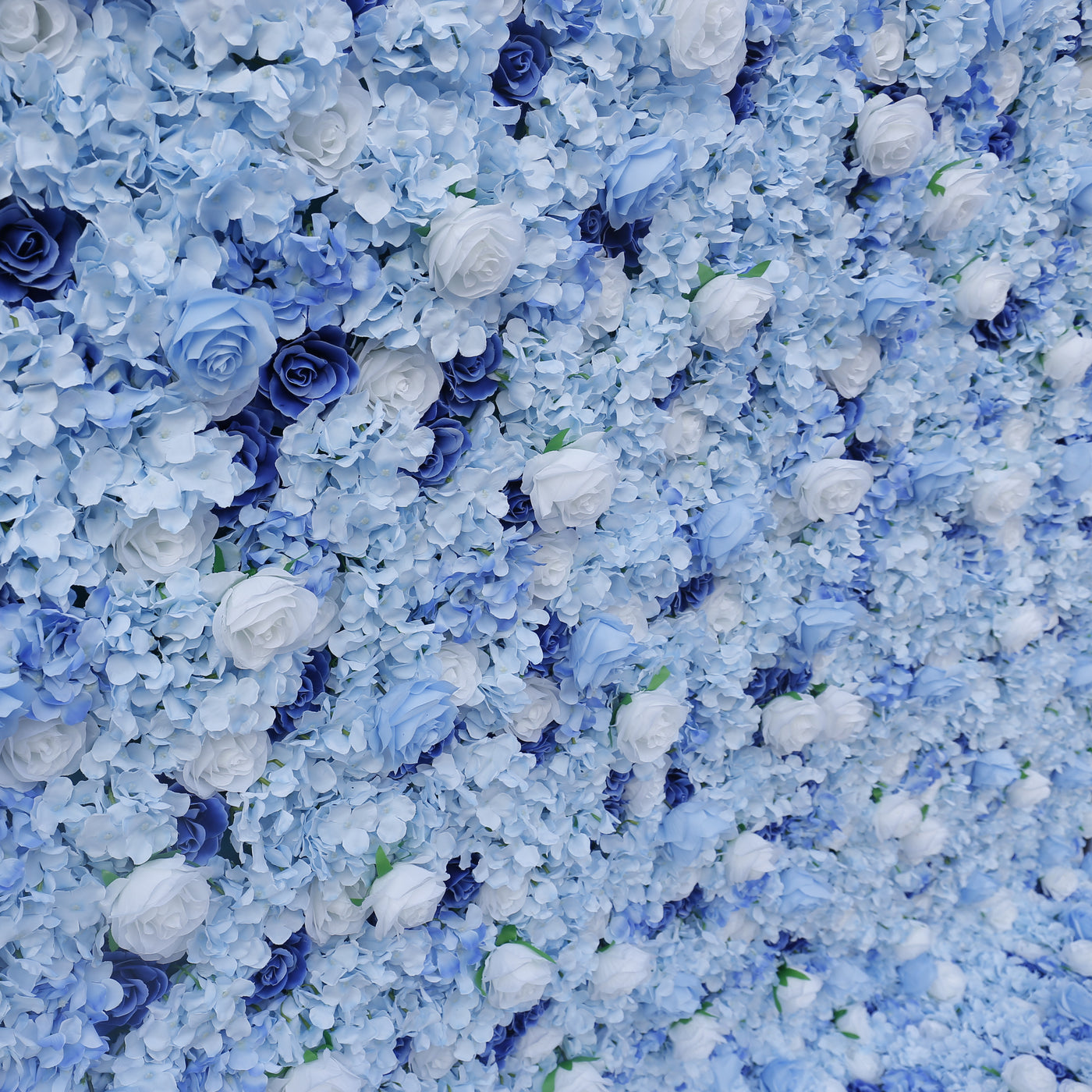 BD-054 3D Fabric Artificial Flower Backdrop Rolling Up Curtain Flower Wall - 8ft*8ft