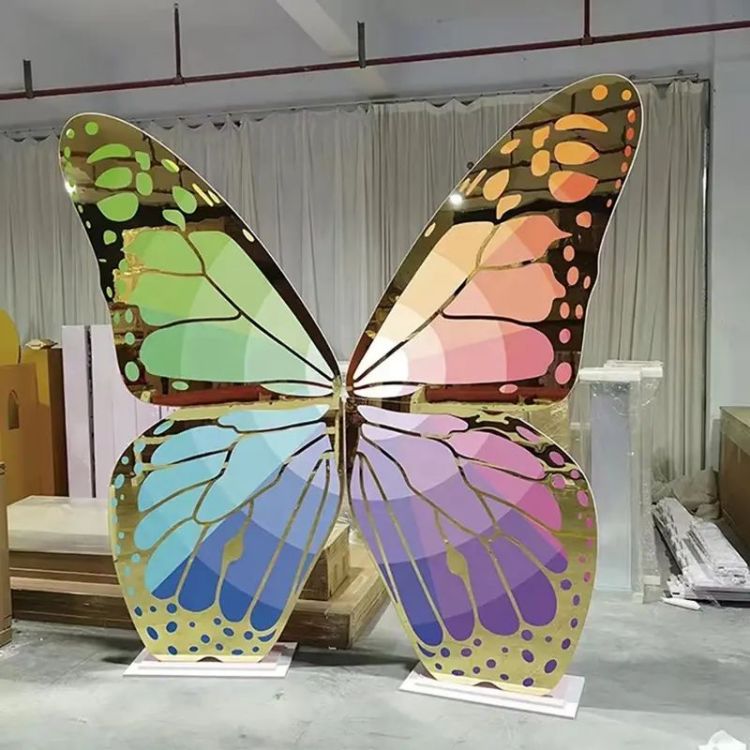 Butterfly Shape Acrylic Backdrops - Colorful