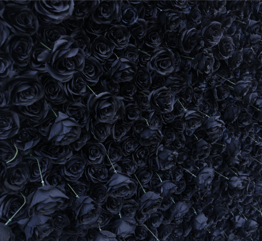 BD-073 3D Fabric Artificial Flower Backdrop Rolling Up Curtain Flower Wall - 8ft*8ft