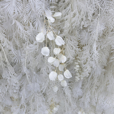 HE-BD029 5D Feather Backdrop Rolling Up Curtain Flower Wall - 8ft*8ft