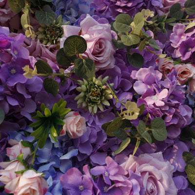 BD-048 3D Fabric Artificial Flower Backdrop Rolling Up Curtain Flower Wall - 8ft*8ft