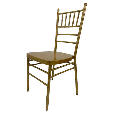 Modern Event Elegant Resin Chiavari Chair - Gold