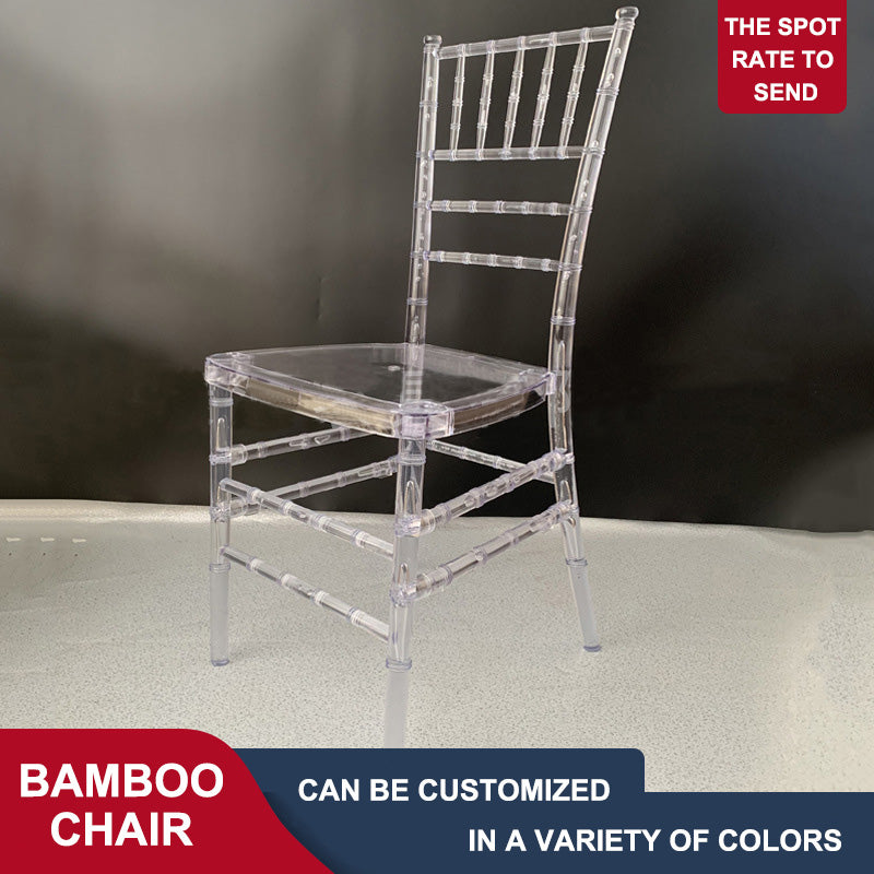 Modern Event Elegant Resin Chiavari Chair - Transparent