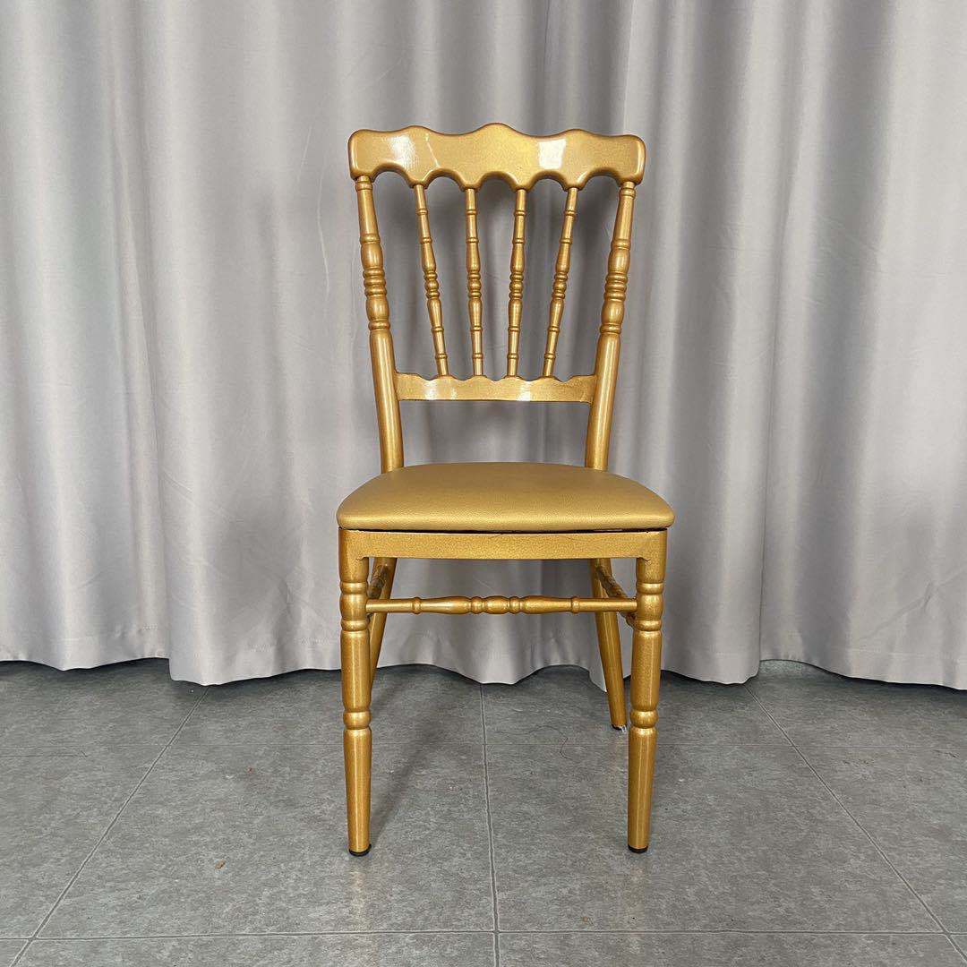 Modern Event Elegant Resin Chiavari Chair - Gold