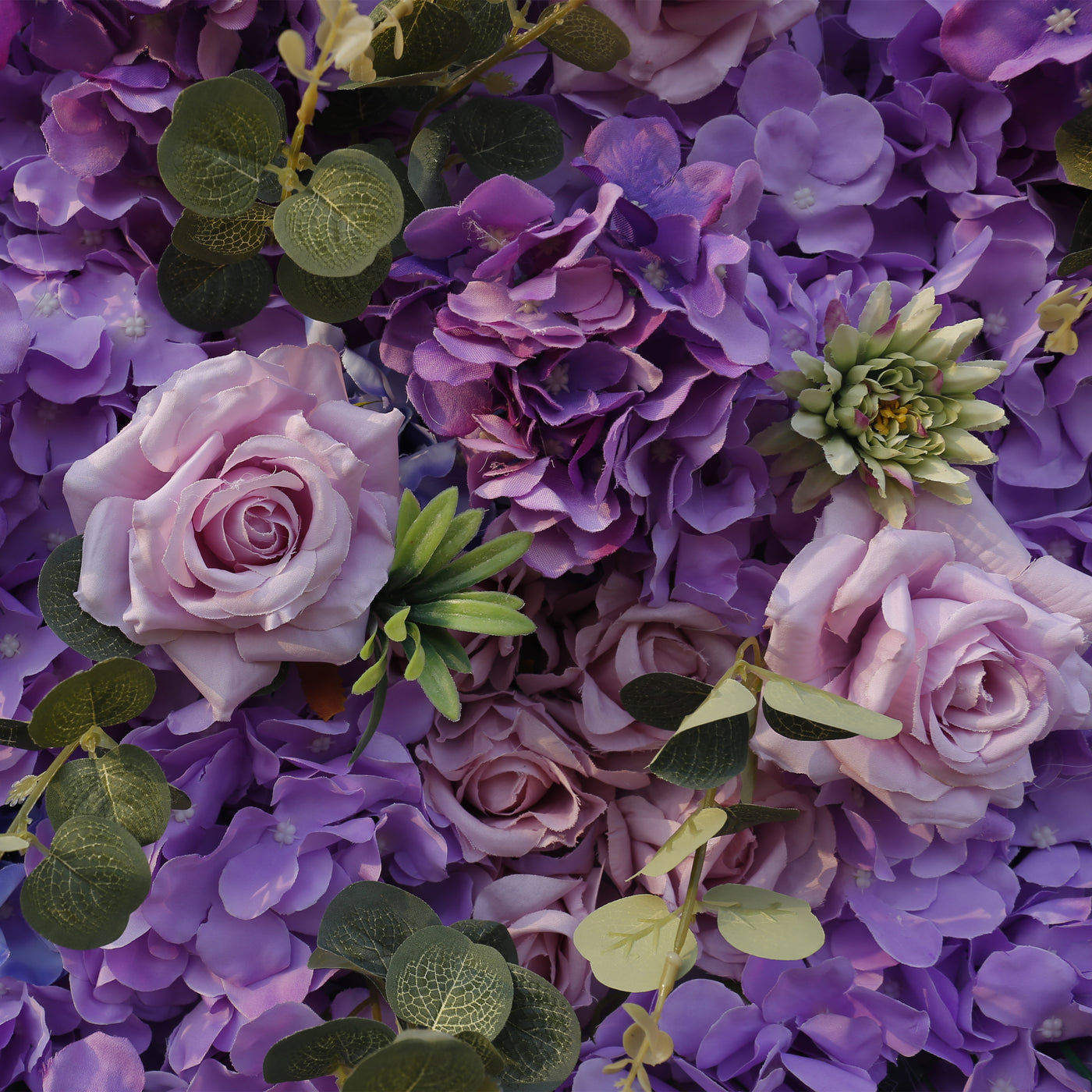BD-048 3D Fabric Artificial Flower Backdrop Rolling Up Curtain Flower Wall - 8ft*8ft