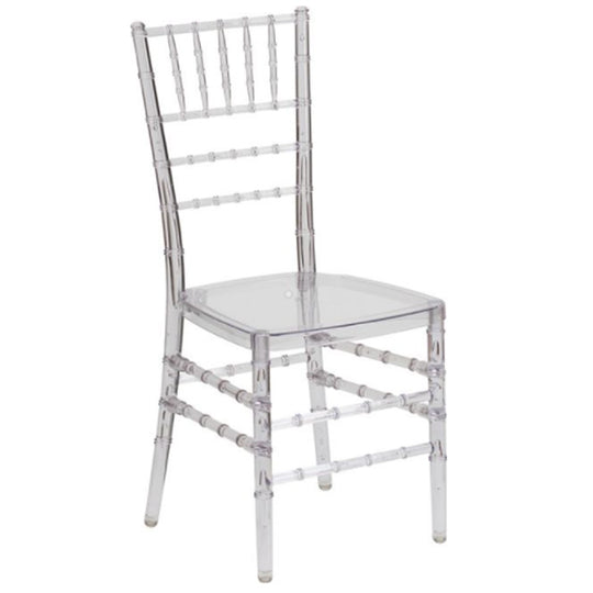 Modern Event Elegant Resin Chiavari Chair - Transparent