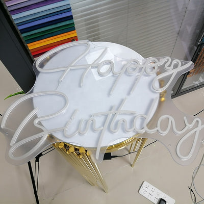 Custom Neon Sign " Happy Birthday " - Choose your Size and Color!