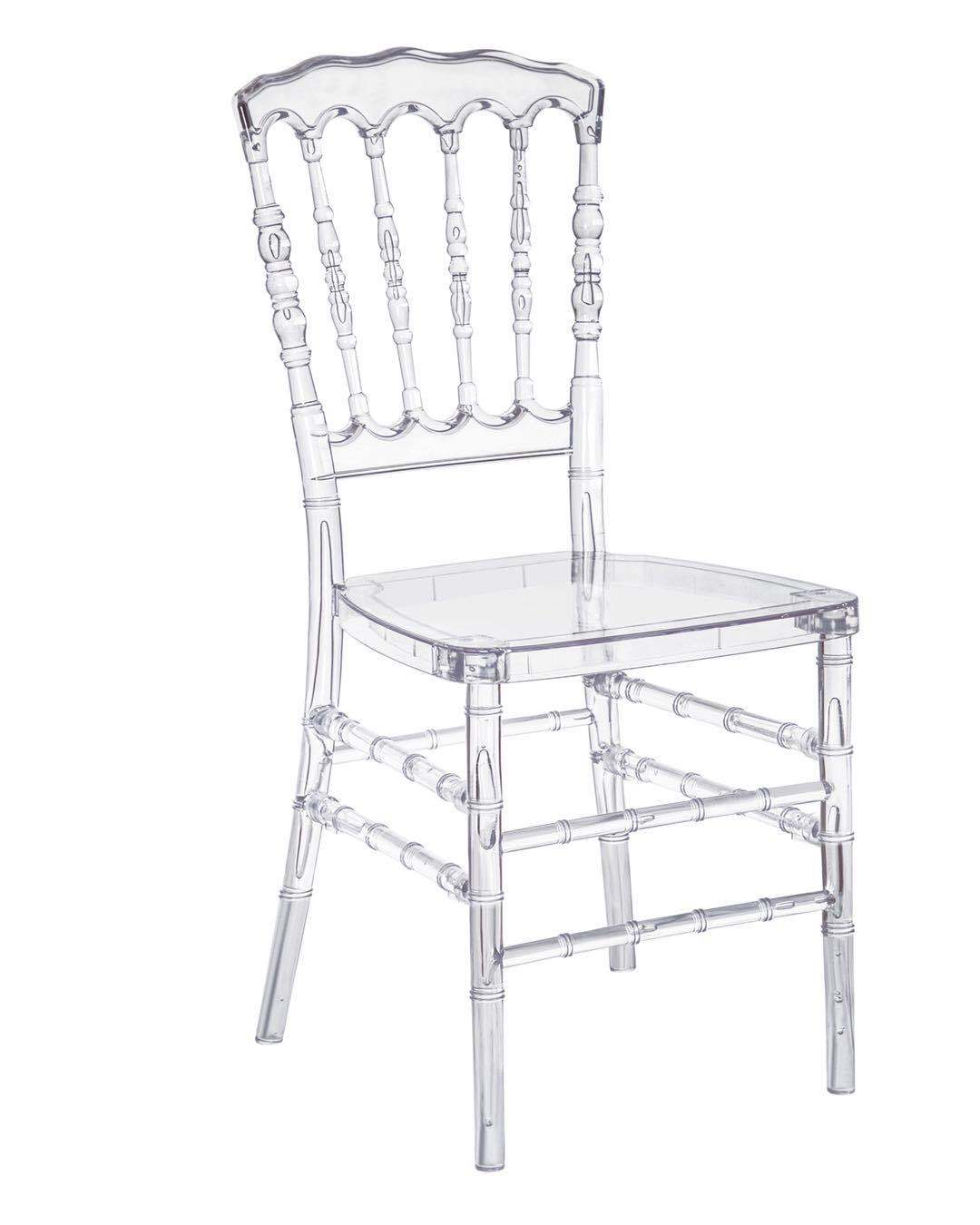 Modern Event Elegant Resin Chiavari Chair - Transparent