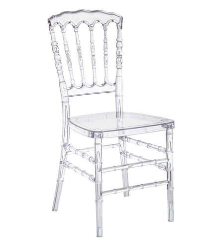 Modern Event Elegant Resin Chiavari Chair - Transparent