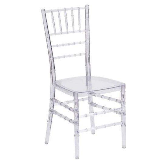 Modern Event Elegant Resin Chiavari Chair - Transparent