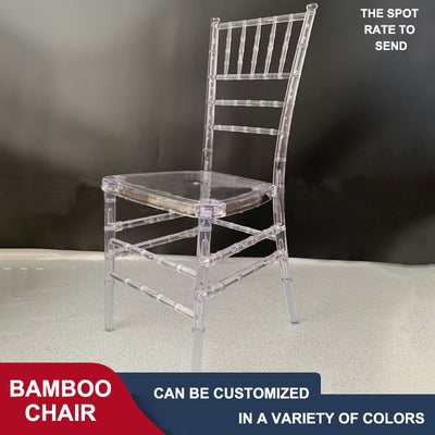 Modern Event Elegant Resin Chiavari Chair - Transparent