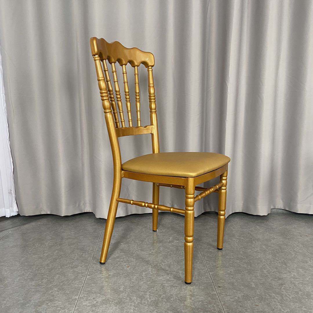 Modern Event Elegant Resin Chiavari Chair - Gold
