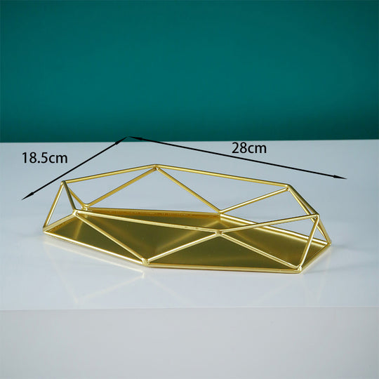 Metal Dessert Cake Display Stand Set - Gold