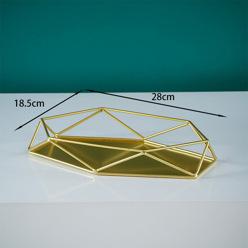 Metal Dessert Cake Display Stand Set - Gold