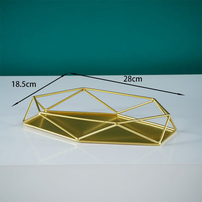 Metal Dessert Cake Display Stand Set - Gold