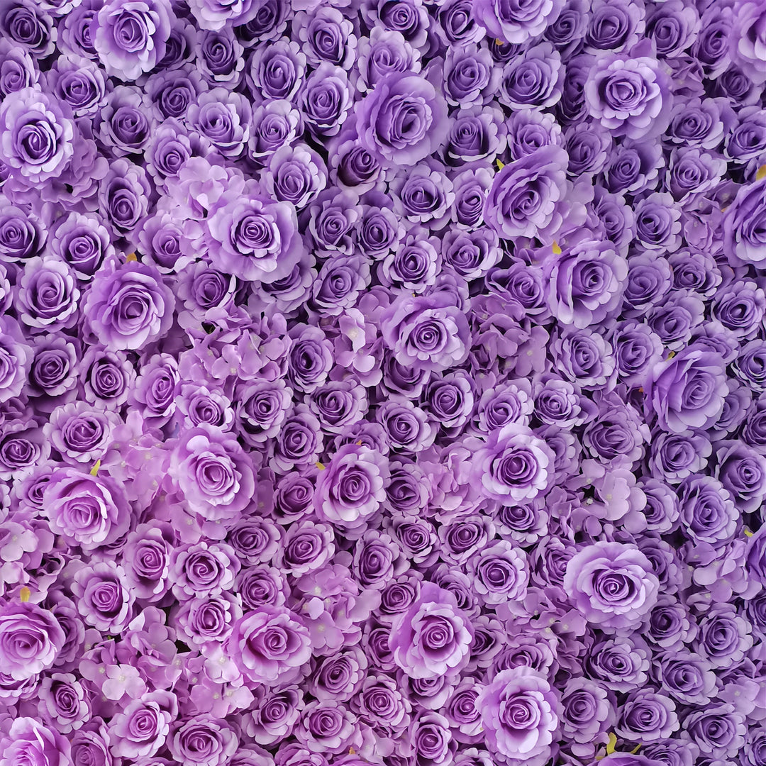 BDJ-005 3D Fabric Artificial Flower Backdrop Rolling Up Curtain Flower Wall - 8ft*8ft