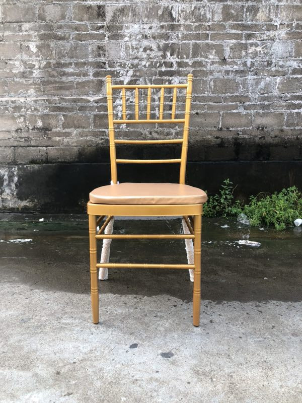 Modern Event Elegant Resin Chiavari Chair - Gold