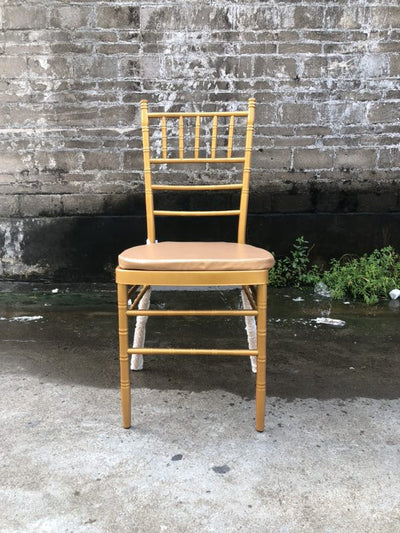 Modern Event Elegant Resin Chiavari Chair - Gold