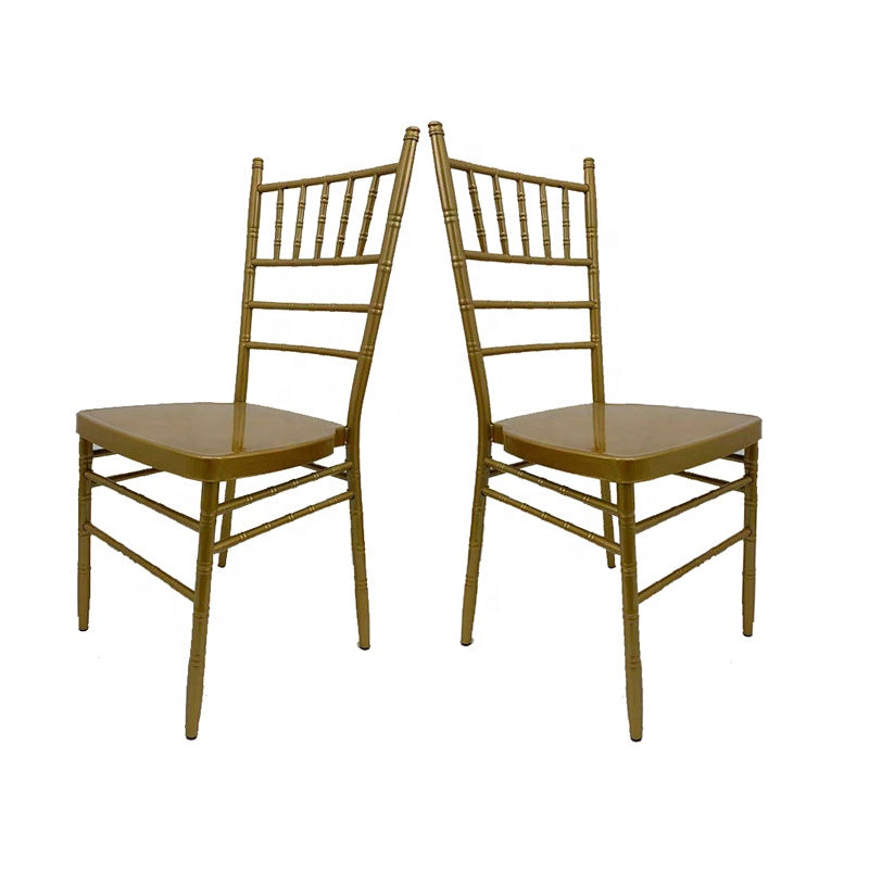 Modern Event Elegant Resin Chiavari Chair - Gold