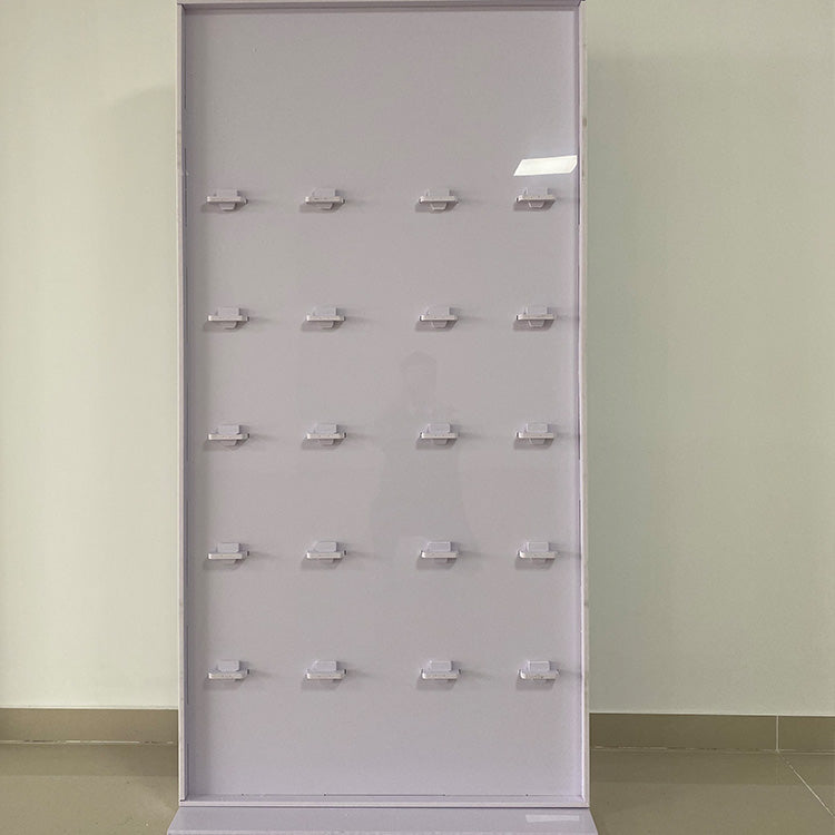 PVC Champagne Display Wall Shelf - White