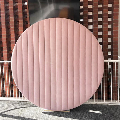 Velvet Round Event Decor Backdrop 65" - Pink/Blue