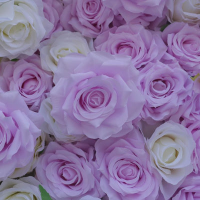 BD-037 3D Fabric Artificial Flower Backdrop  Rolling Up Curtain Flower Wall - 8ft*8ft
