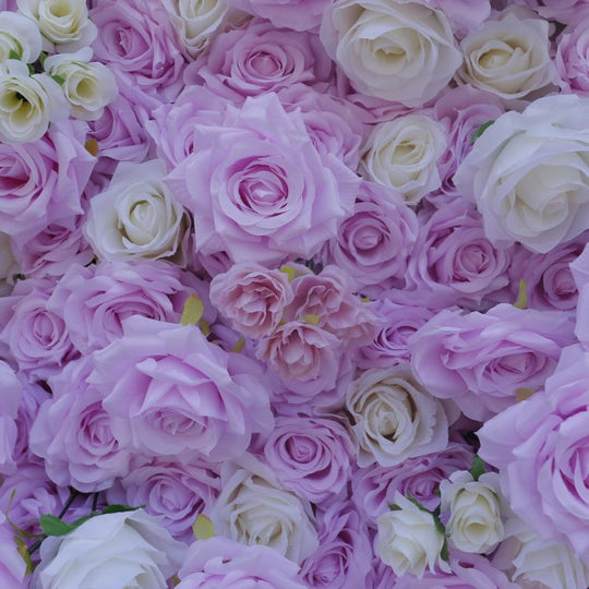 BD-037 3D Fabric Artificial Flower Backdrop  Rolling Up Curtain Flower Wall - 8ft*8ft