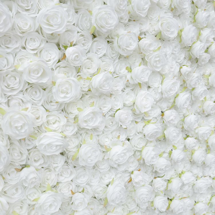 BD-053 3D Fabric Artificial Flower Backdrop Rolling Up Curtain Flower Wall - 8ft*8ft