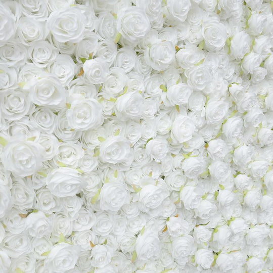 BD-053 3D Fabric Artificial Flower Backdrop Rolling Up Curtain Flower Wall - 8ft*8ft
