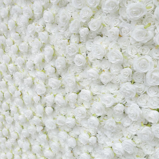 BD-053 3D Fabric Artificial Flower Backdrop Rolling Up Curtain Flower Wall - 8ft*8ft