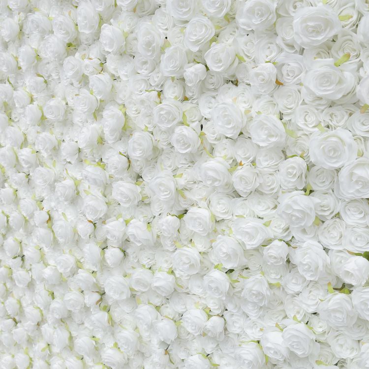 BD-053 3D Fabric Artificial Flower Backdrop Rolling Up Curtain Flower Wall - 8ft*8ft