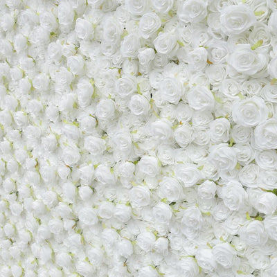 BD-053 3D Fabric Artificial Flower Backdrop Rolling Up Curtain Flower Wall - 8ft*8ft
