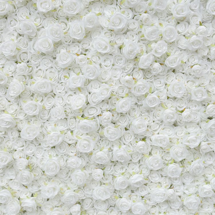 BD-053 3D Fabric Artificial Flower Backdrop Rolling Up Curtain Flower Wall - 8ft*8ft
