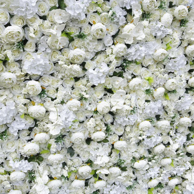 BD-024 3D Fabric Artificial Flower Backdrop Rolling Up Curtain Flower Wall - 8ft*8ft