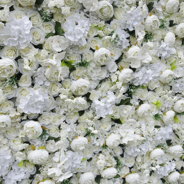 BD-024 3D Fabric Artificial Flower Backdrop Rolling Up Curtain Flower Wall - 8ft*8ft