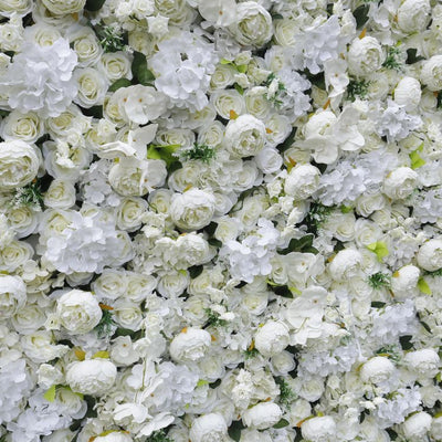 BD-024 3D Fabric Artificial Flower Backdrop Rolling Up Curtain Flower Wall - 8ft*8ft