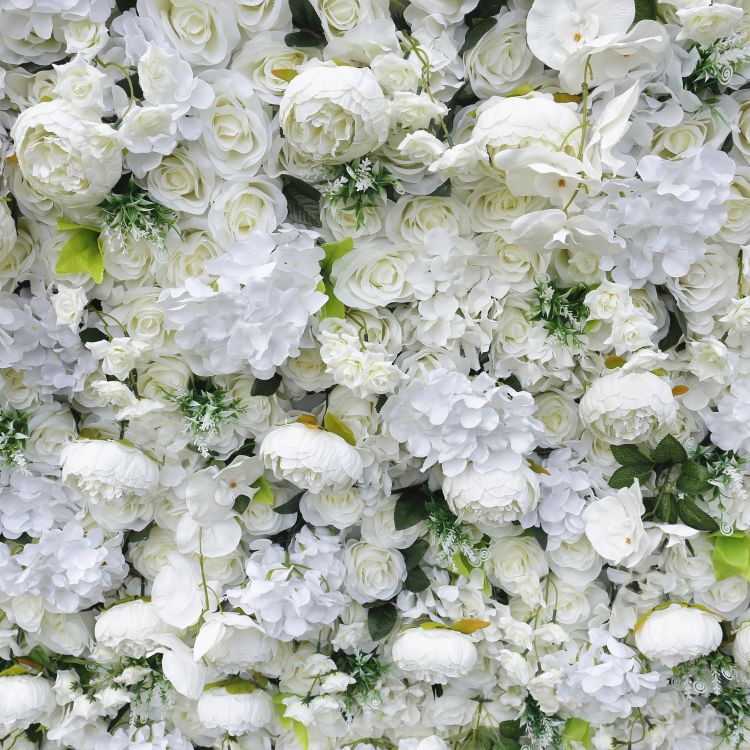 BD-024 3D Fabric Artificial Flower Backdrop Rolling Up Curtain Flower Wall - 8ft*8ft