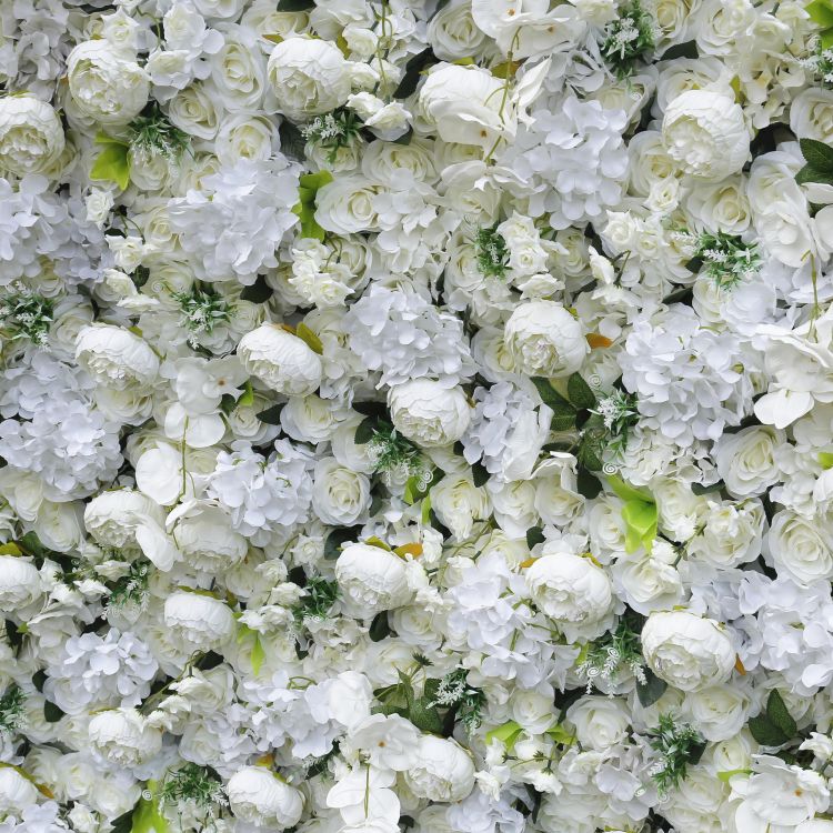 BD-024 3D Fabric Artificial Flower Backdrop Rolling Up Curtain Flower Wall - 8ft*8ft