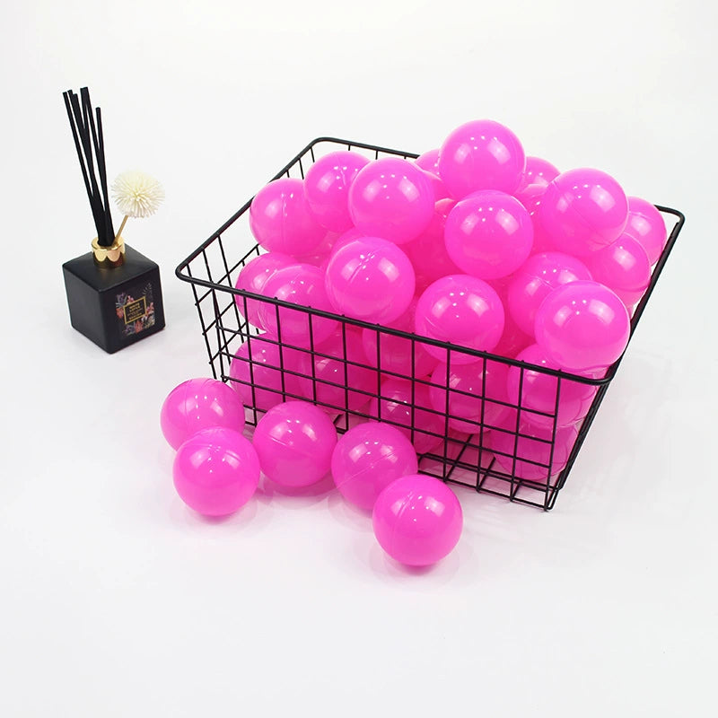 Baby Shower 50-Piece Soft Ocean Pit Toy Balls Play Set for Kids