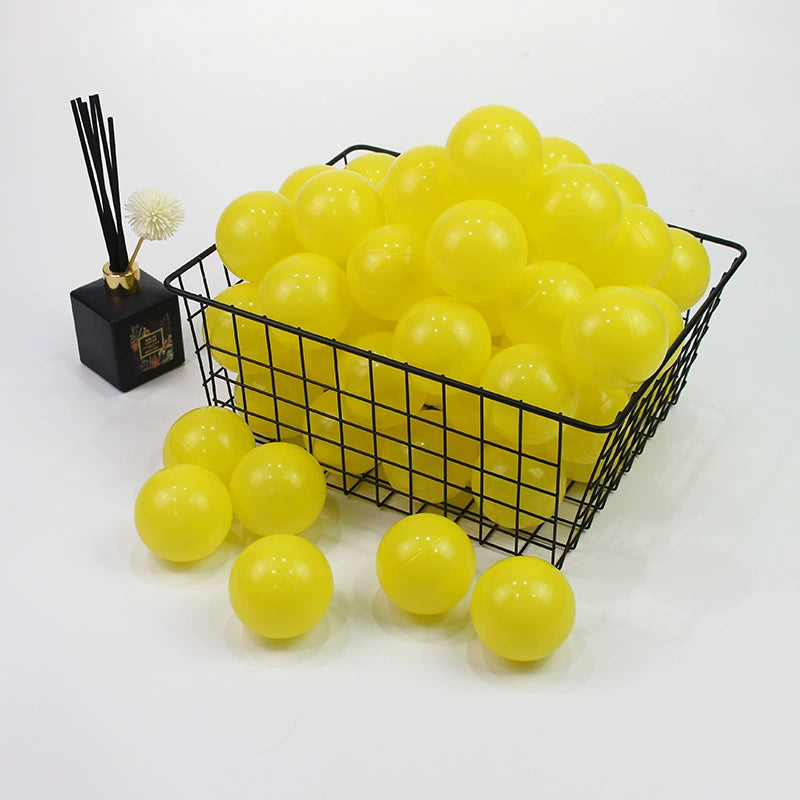 Baby Shower 50-Piece Soft Ocean Pit Toy Balls Play Set for Kids