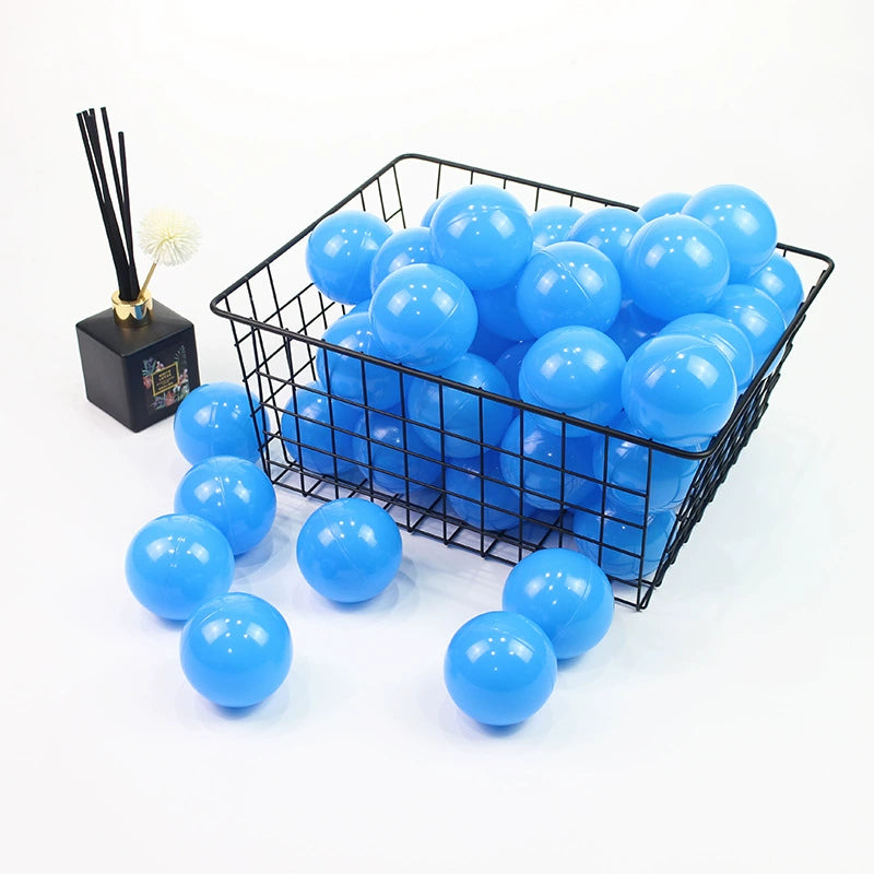 Baby Shower 50-Piece Soft Ocean Pit Toy Balls Play Set for Kids