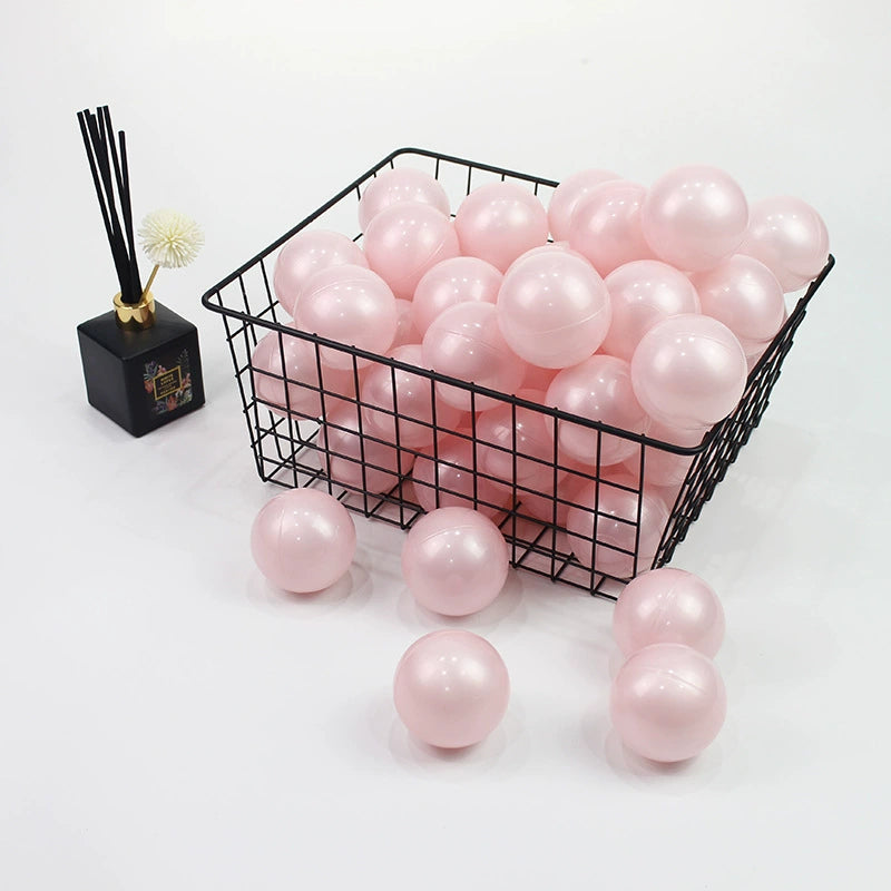 Baby Shower 50-Piece Soft Ocean Pit Toy Balls Play Set for Kids