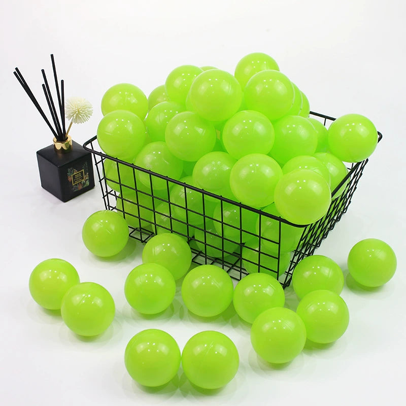 Baby Shower 50-Piece Soft Ocean Pit Toy Balls Play Set for Kids