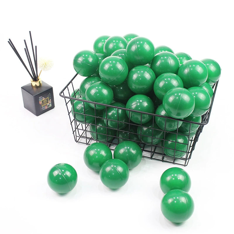 Baby Shower 50-Piece Soft Ocean Pit Toy Balls Play Set for Kids