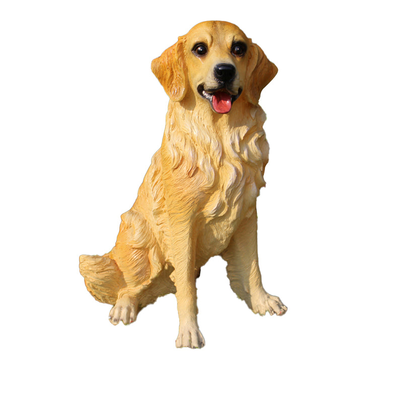 Custom Size Fiberglass Decorative Dog Statuette
