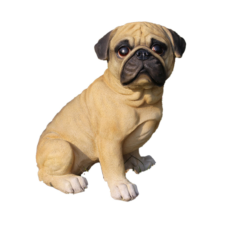 Custom Size Fiberglass Decorative Dog Statuette