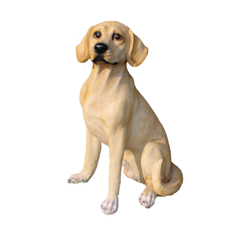 Custom Size Fiberglass Decorative Dog Statuette