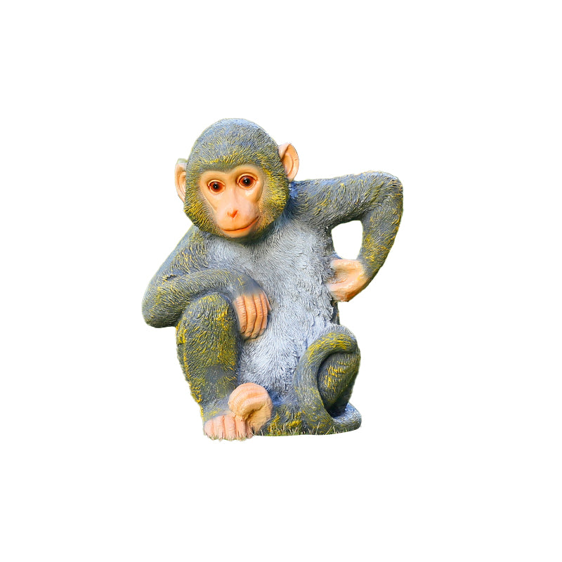 Custom Size Fiberglass Decorative Monkey Statuette
