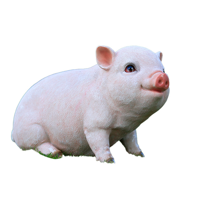 Custom Size Fiberglass Decorative Pig Statuette