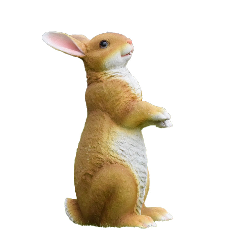 Custom Size Fiberglass Decorative Rabbit Statuette